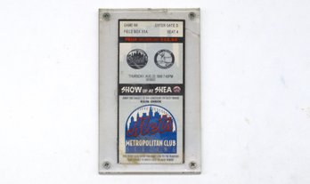 August 20 1988 Mets & Cardinals Ticket