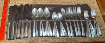 Holmes & Edwards Inlaid IS Silverware Flatware And Wm Rogers A1 Plus Oneida Spoons, Reed & Barton