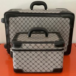 Ralph Lauren 2 Piece Luggage. Rollerball Suitcase & Valice.