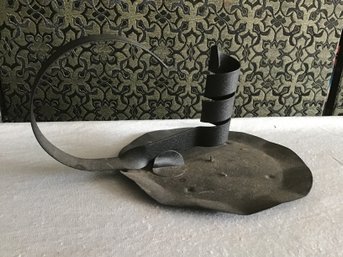 Metal Sculpted Candle Holder