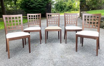 A Set Of 4 Italian Modern Side Chairs By Calligaris