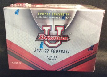 2021-22 Bowman U Football Sealed Blaster Box - M