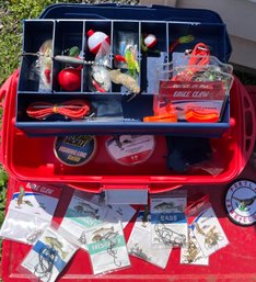 VTG Tackle Box With Lures & Weights