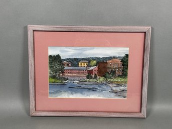 Collinsville Axe Factory Signed Print
