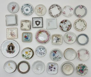 Over 40 Vintage Miniature Plates: Ironstone China, Royal Grafton, Haviland, Danish Glass, Johnson Bros & More