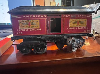 Vintage American Flyer Line Toy Train Car #1200