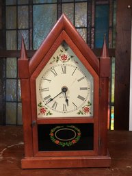 Very Nice SETH THOMAS Steeple Seth Thomas Clock - Model Name SHARON - E - Quartz Movement - Nice Clock