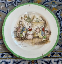 Christmas Eve At Mr. Wardles Decorative Plate By J. Fryer & Son