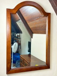 A Fruit Wood Framed Mirror