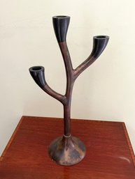 Black Metallic Branching Candelabra