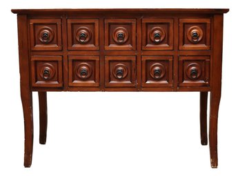 Medallion Apothecary Multi Drawer Cabinet Wood Console