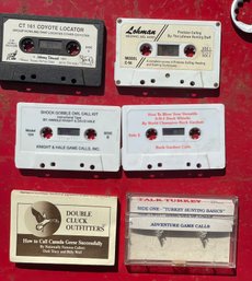 Vtg Duck Turkey Owl Coyote Calls Hunting Audio Cassette 6pc Lot