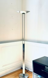 Floor Lamp In Brushed Nickel Finish