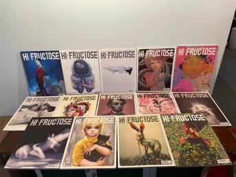 Hi-fructose,  Collection Of 14 Very Intriguing New Contemporary Art Magazines. PLEASE LOOK.