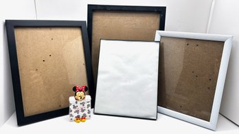 5 Frames Including Mini Minnie Mouse Frame, Wood & Plastic