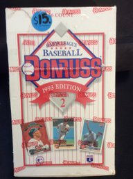 1993 Donruss Series 2 Sealed Box - 36 Foil Packs - M