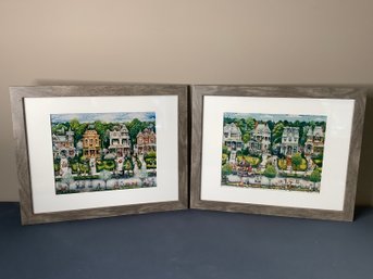 Singed With Authentication Neighborhood Scene Lot Of 2