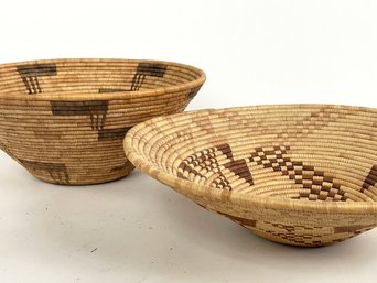 A Pairing Of Traditional African Baskets