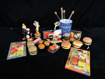 Hamburger Mini Toys Lot