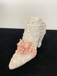 Small Porcelain Shoe Figurine