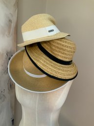 Trio Of Straw Hats