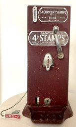 Antique Schermack 4 Cent Stamp Vending Machine
