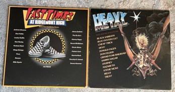 Awesome Movie Related Record Albums- Fast Times At Ridgemont High And Heavy Metal