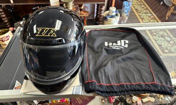 HJC Motor Cycle Helmet HG10 Kevlar Very Nice Black Helmet. LP/C5