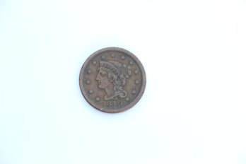 1849 Large Cent Penny Coin