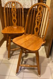 Two Swivel Bar/ Counter Stools