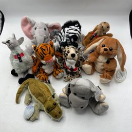 9 Coca Cola Plush Animals Hippo, Gator, Elephant And More