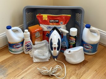 A Grouping Of Laundry Supplies