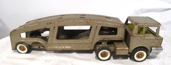 Vintage Structo Pressed Steel  Auto Haul Cab And Trailer