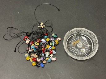 A Ring Holder, Assorted Beads & More