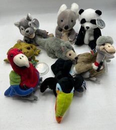 8 Coca Cola Plush Parrot, Toucan, Rat And More