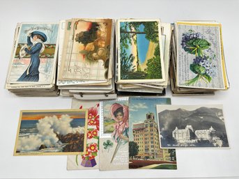 Over 400 Vintage Postcards, Unposted & Posted