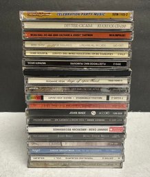 Lot Of 19 CDs - Celebration Party Music, Deuter/ Cicada, John Coltrane & Johnny Hartman, Windham Hill. BS/C3