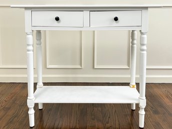 A Petit Painted Wood Console