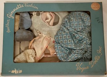 Vintage Dolls Clothes - Vogue Dolls Inc - Baby Ginnette - Diaper - Onesie - Shoes Socks - In Original Package