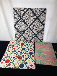 Fabric Noticeboard Lot