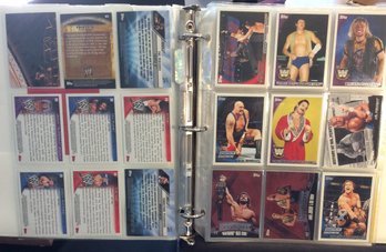 Lot Of 113 Assorted WWE/WCW Wrestling Trading Cards - M