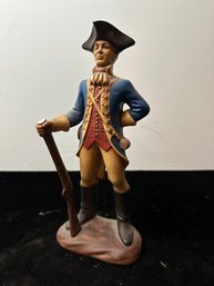 Americana Souvenirs Hand Painted Historic Figurine Revolutionary War Lot 2