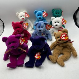 9 Beanie Baby Bears ~ Princess & More ~