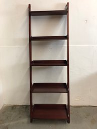Modern 5-Shelf Ladder Style Bookcase