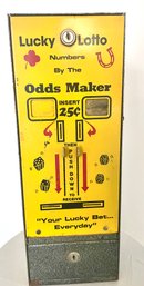 Vintage Lucky Lotto Odds Maker Lotto Vending Machine