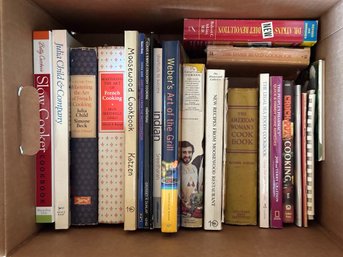 Box Lot: Assorted Cookbooks