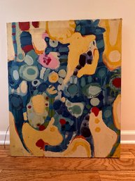 Jody Signed Mid Century Abstract Painting