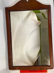 Wood Maple Framed Mirror 20x31