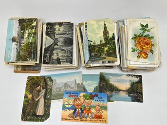 Over 400 Vintage Postcards, Unposted & Posted