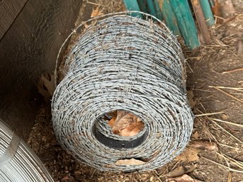 Barn Find! A Spool Of Barbed Wire
